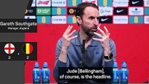 Southgate and Pickford hail Bellingham's 'unbelievable' mentality