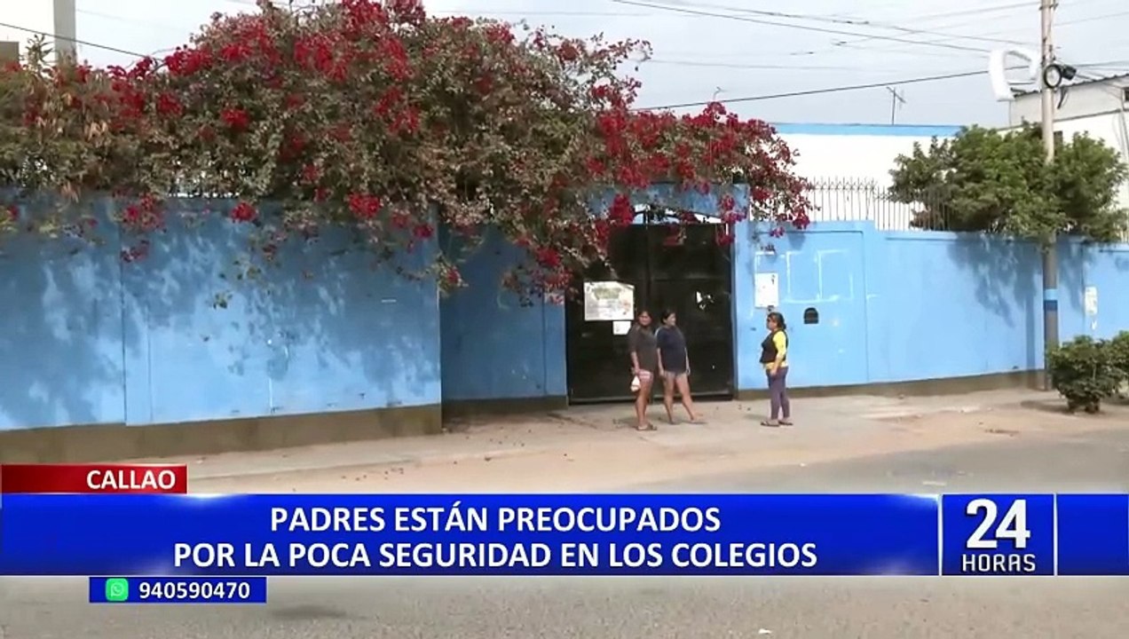 Delincuente finge estar conversando por teléfono para asaltar a un escolar en el Callao