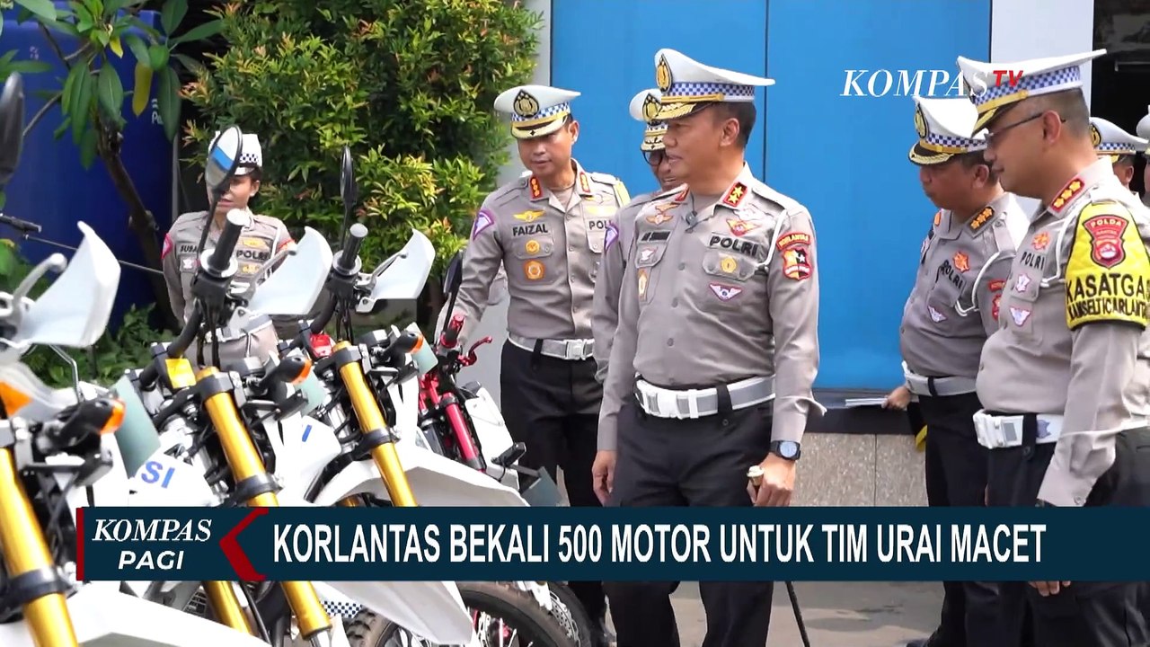 Korlantas Polri Fasilitasi 500 Motor untuk Tim Urai Kemacetan Amankan Arus Mudik