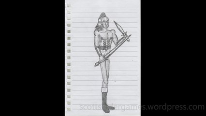 Barbarian Pencil Sketch Video #39 (03-26-2024)