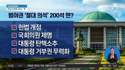 與 텃밭 판세도 위기…범야권 2백석 확보하면?
