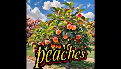 Peach tree real fruit - Organic food - meharzari 13