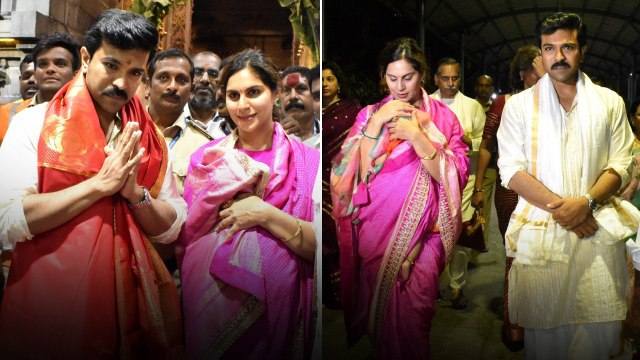 Global Star Ram Charan బర్త్ డే రోజు ఇంత సింపుల్ గా...Tirumala లో గేమ్ చేంజర్ | Filmibeat Telugu