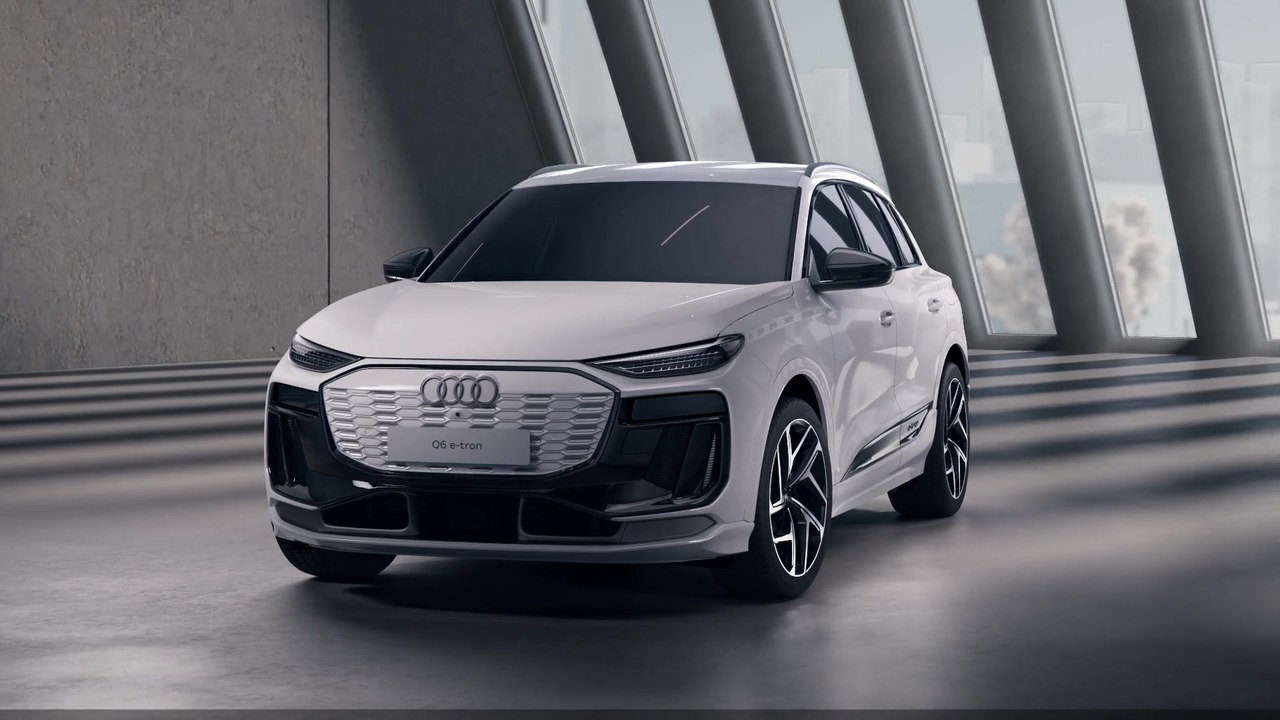 Audi Q6 e-tron – LED-Scheinwerfer plus / Matrix LED-Scheinwerfer – Animation