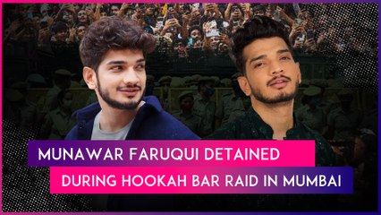 Munawar Faruqui Detained During Raid At Mumbai's Hookah Bar, Released Later