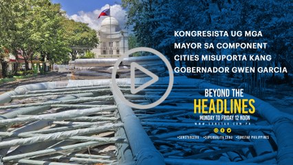 Kongresista ug mga mayor sa component cities misuporta kang Gobernador Gwen Garcia