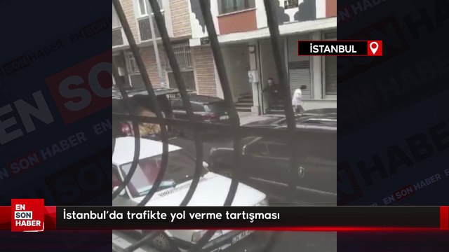 İstanbul’da trafikte yol verme tartışması