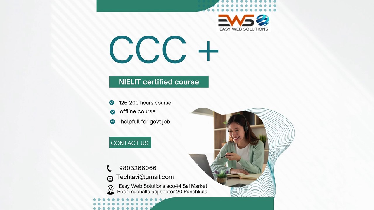 ccc+ course is now available in panchkula