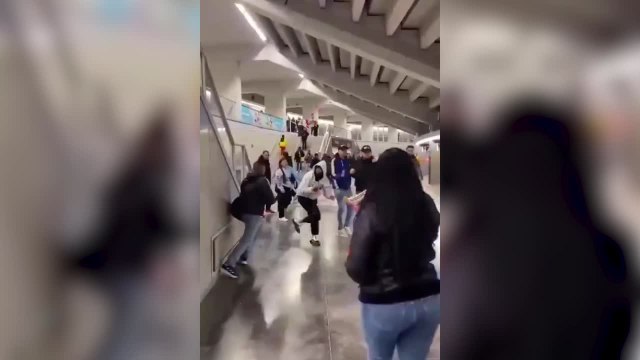 Trifulca en el Metropolitano tras el Colombia vs Rumanía
