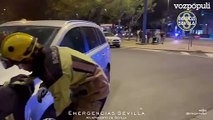 Un conductor ebrio y sin carnet provoca un accidente en Sevilla
