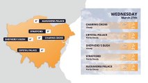 London weather forecast 27 March