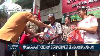 Masyarakat Tionghoa Berbagi 2.160 Paket Sembako Ramadhan