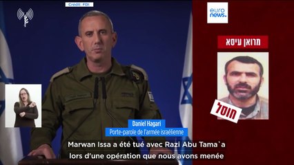 Israël affirme avoir "éliminé" Marwan Issa, un dirigean du Hamas