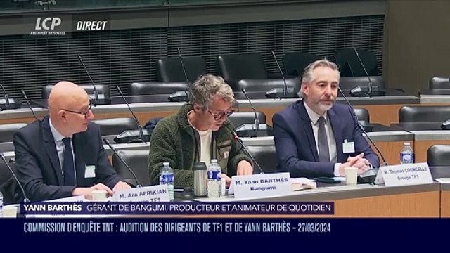 Je ne suis pas ravi d'être là : Yann Barthès et Laurent Bon (Bangumi) dénoncent leur présence à l'Assemblée nationale à la demande du RN