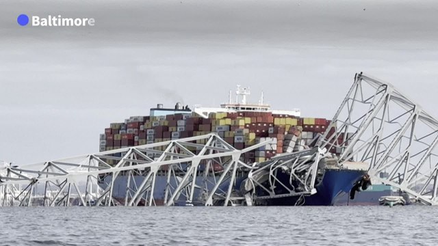 Etats-Unis: un grand pont de Baltimore s'effondre, percuté par un navire