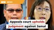 Court of Appeal upholds defamation judgment against Jamal Yunos