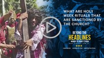 What are Holy Week rituals that are sanctioned by the Church?