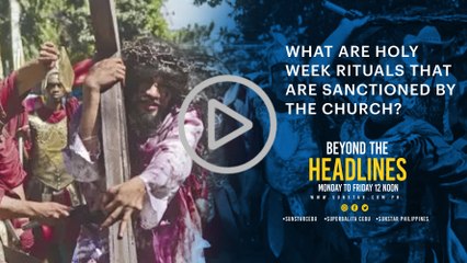 What are Holy Week rituals that are sanctioned by the Church?