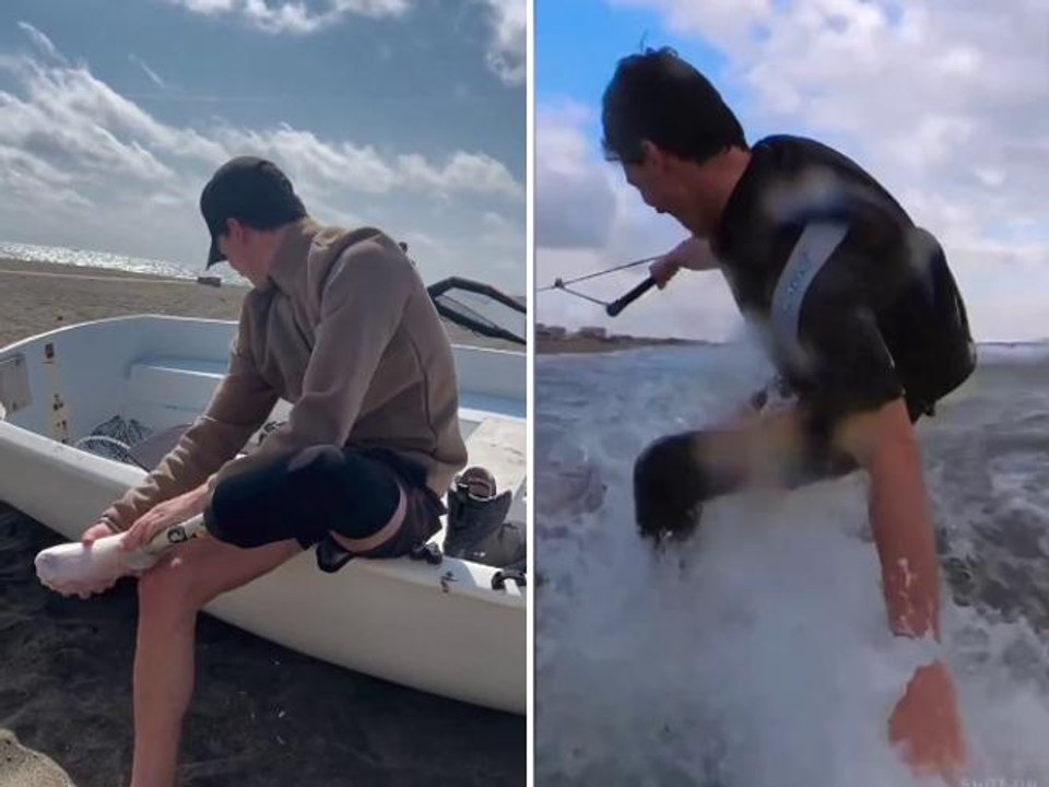 Matteo Mariotti torna sul surf dopo il morso dello squalo e l’amputazione: «Credete in voi»