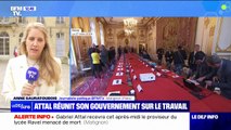 Gabriel Attal a réuni le gouvernement pour aborder le sujet du travail