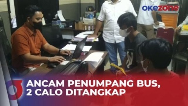 2 Calo yang Ancam Penumpang Bus di Pelabuhan Merak Ditangkap