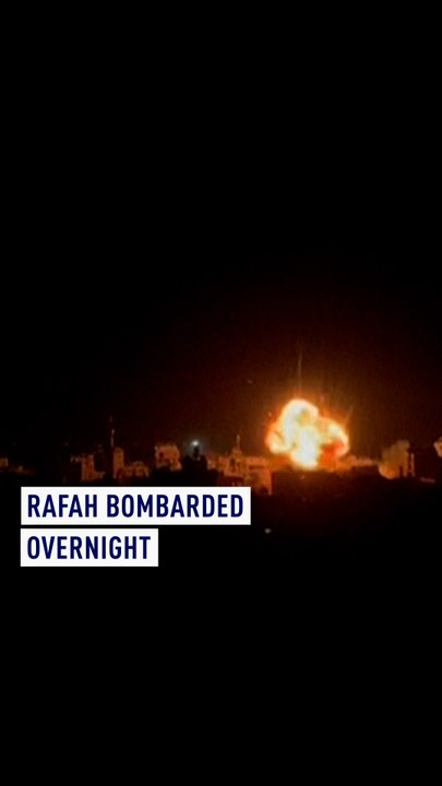 Rafah bombarded overnight