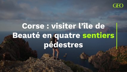 Visiter la Corse à pied en quatre sentiers pédestres