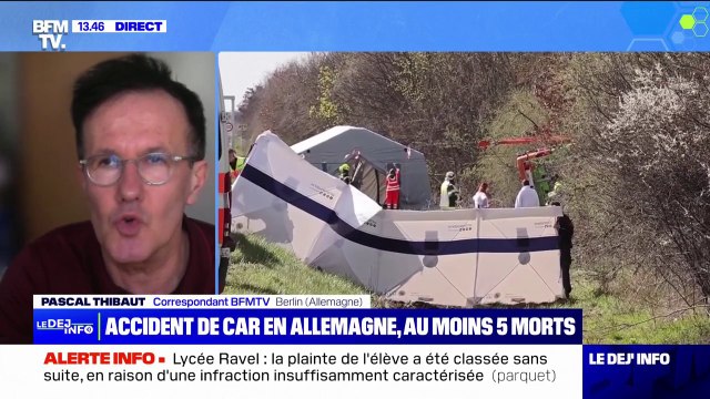 Au moins cinq morts après un accident de car sur une autoroute en Allemagne