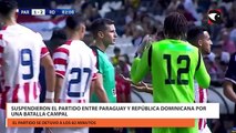 Suspendieron el partido entre paraguay y república dominicana por una batalla campal