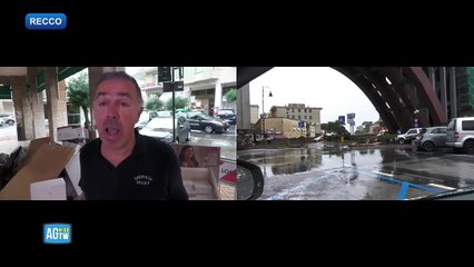 Liguria, allagamenti a Camogli e Recco: la diretta video