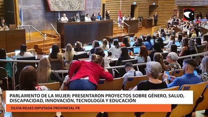 Download Video: Parlamento de la Mujer presentaron proyectos sobre género, salud, discapacidad, innovación, tecnología y educación