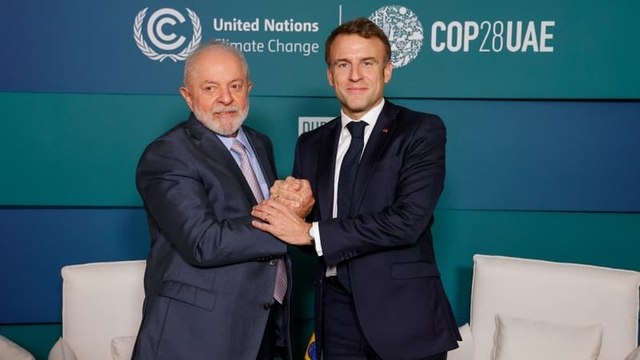 Suivez en direct la prise de parole d'Emmanuel Macron depuis le Brésil