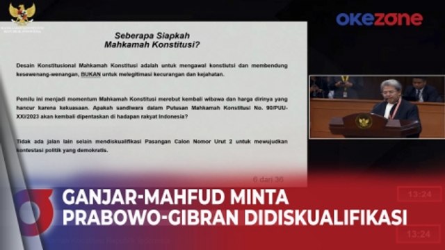TPN Ganjar-Mahfud Minta Prabowo-Gibran Didiskualifikasi dan Gelar Pemilu Ulang
