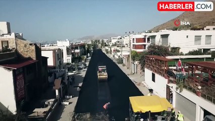 Bodrum'da Altyapı Çalışmaları Devam Ediyor