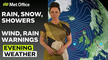 Met Office Evening Weather Forecast 27/03/24 - Gales likely in the South