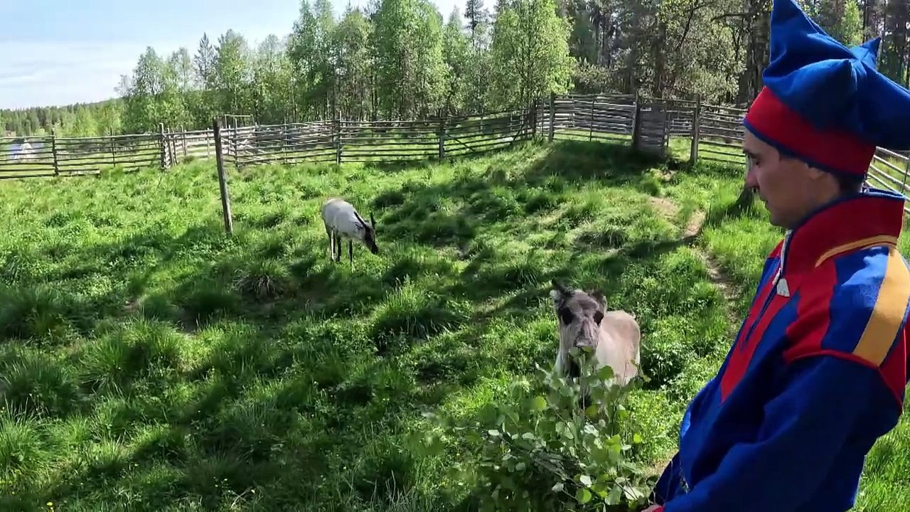 Influenzer-rentier vesku erobert finnisch-lappland