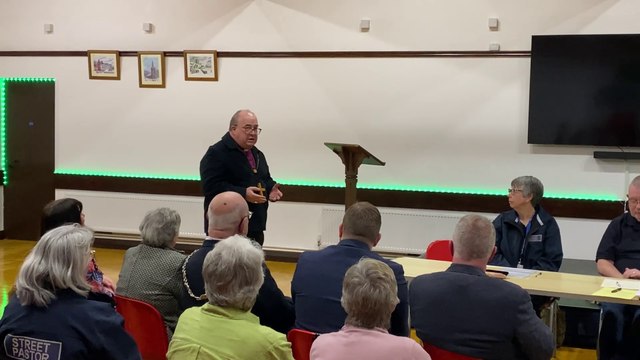 Bishop of St Davids speaks at Pembroke Street Pastors AGM