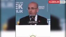 Hazine ve Maliye Bakanı Mehmet Şimşek AK Parti Batman mitinginde Kürtçe konuştu