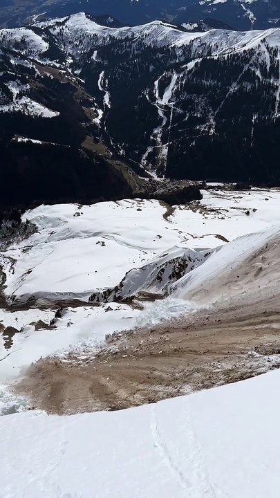 Skiers Witness Avalanche Up Close