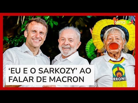 Lula comete gafe e confunde Emmanuel Macron com ex-presidente francês