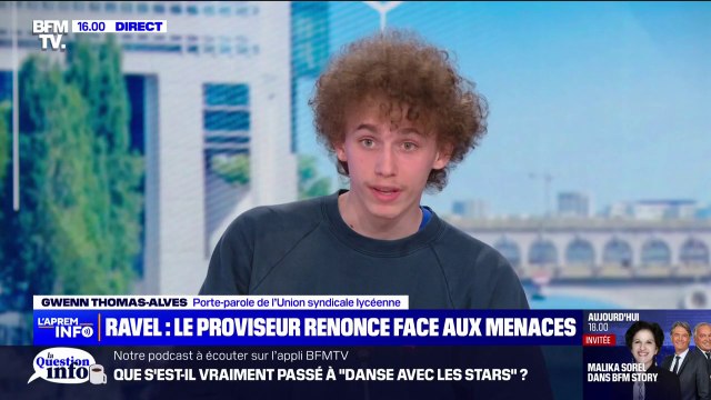 Proviseur du lycée Maurice Ravel: On condamne fermement les menaces de mort , déclare l'Union syndicale lycéenne