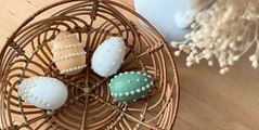 3 tutoriels vidéo ultra-simples pour décorer des oeufs de Pâques