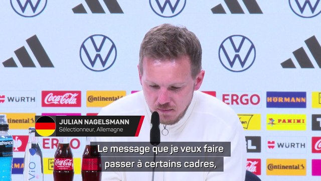 Nagelsmann prévient certains cadres