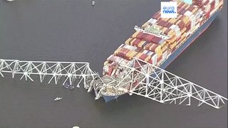 Recuperados dois corpos nos escombros da ponte de Baltimore