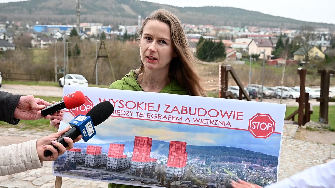 echodnia Protest przeciwko wieżowcom