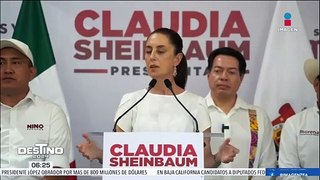 Claudia Sheinbaum dice que no tendrá un teléfono rojo en Palacio Nacional