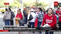 Comienza la visita de los 7 templos en Monterrey, Nuevo León