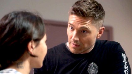 Comforting Lucy on the New Episode of ABC’s The Rookie