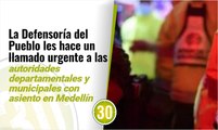 Por casos de explotación sexual comercial de niñas, niños y adolescentes en Medellín, Defensor del Pueblo solicita medidas urgentes