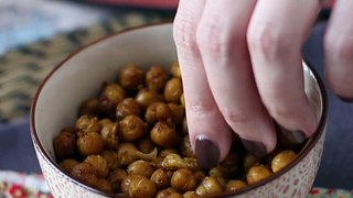 Pois chiches grillés au air fryer